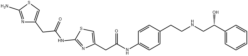 4-Thiazoleacetamide, 2-amino-N-[4-[2-[[4-[2-[[(2R)-2-hydroxy-2-phenylethyl]amino]ethyl]phenyl]amino]-2-oxoethyl]-2-thiazolyl]-|米拉贝格隆杂质41