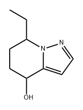 Pyrazolo[1,5-a]pyridin-4-ol, 7-ethyl-4,5,6,7-tetrahydro- 结构式