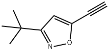 3-(叔丁基)-5-乙炔基异噁唑 结构式
