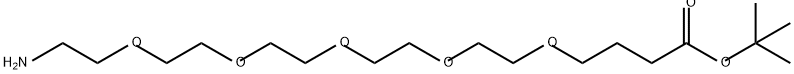 H2N-PEG5-(CH2)3COOtBu Struktur