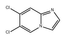 Imidazo[1,2-a]pyridine, 6,7-dichloro- Structure