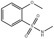 Benzenesulfonamide, 2-methoxy-N-methyl- Structure