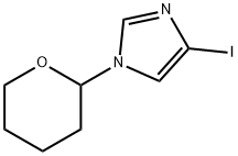 1H-Imidazole, 4-iodo-1-(tetrahydro-2H-pyran-2-yl)- Structure