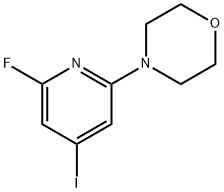 Morpholine, 4-(6-fluoro-4-iodo-2-pyridinyl)-|