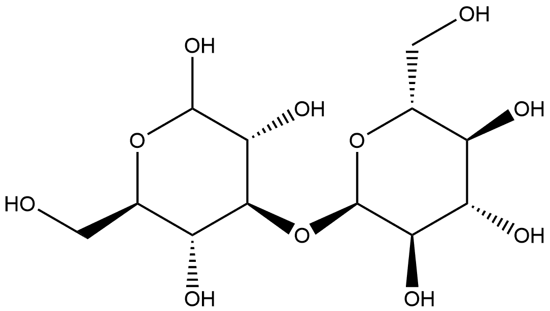 D-Glucopyranose, 3-O-α-D-glucopyranosyl-,2495-70-7,结构式