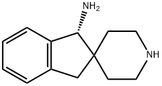 Spiro[2H-indene-2,4'-piperidin]-1-amine, 1,3-dihydro-, (1R)- Struktur