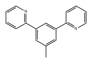 Pyridine, 2,2'-(5-methyl-1,3-phenylene)bis- 化学構造式