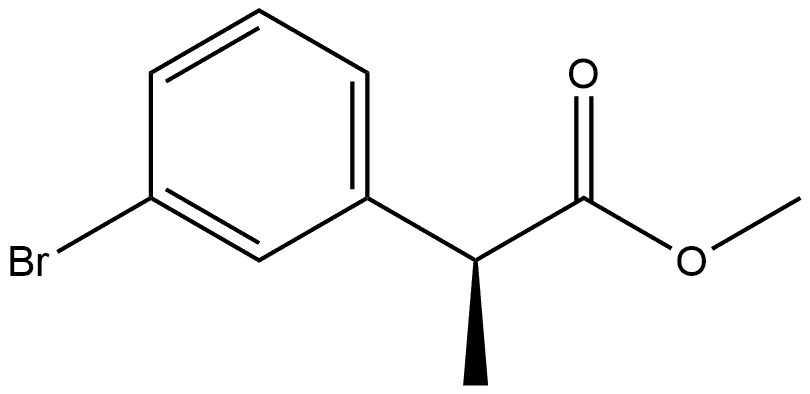 2499713-47-0 Benzeneacetic acid, 3-bromo-α-methyl-, methyl ester, (αS)-