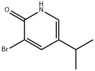 2(1H)-Pyridinone, 3-bromo-5-(1-methylethyl)-|3-溴-5-异丙基吡啶-2(1H)-酮