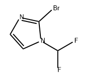 1H-Imidazole, 2-bromo-1-(difluoromethyl)- Structure