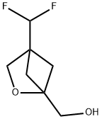 (4-(二氟甲基)-2-氧杂双环[2.1.1]己烷-1-基)甲醇 结构式