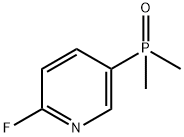 Pyridine, 5-(dimethylphosphinyl)-2-fluoro- Structure