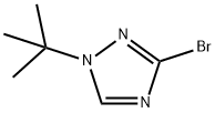 3-溴-1-(1,1-二甲基乙基)-1H-1,2,44-三唑 结构式