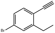 4-溴-2-乙基-1-乙炔基苯 结构式