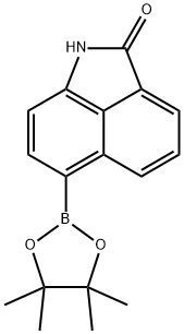 Benz[cd]indol-2(1H)-one, 6-(4,4,5,5-tetramethyl-1,3,2-dioxaborolan-2-yl)- Structure