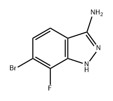 6-溴-7-氟-1H-吲唑-3-胺,2505372-04-1,结构式