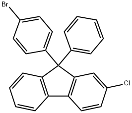 9-(4-溴苯基)-2-氯-9-苯基-9H-芴, 2507802-09-5, 结构式