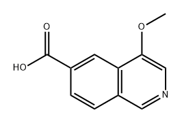 4-甲氧基异喹啉-6-羧酸, 2512190-91-7, 结构式
