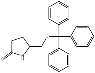 5-[(Triphenylmethoxy)methyl]-2-pyrrolidinone Structure