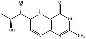 4(3H)-Pteridinone, 2-amino-6-[(1R,2S)-1,2-dihydroxypropyl]-5,6-dihydro-,251310-15-3,结构式