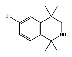 Isoquinoline, 6-bromo-1,2,3,4-tetrahydro-1,1,4,4-tetramethyl-,2513224-41-2,结构式