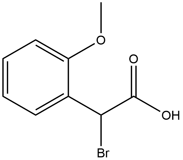 2-bromo-2-(2-methoxyphenyl)acetic acid 化学構造式