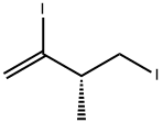 (S)-2,4-二碘-3-甲基-1-丁烯 结构式