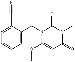 Benzonitrile, 2-[(3,4-dihydro-6-methoxy-3-methyl-2,4-dioxo-1(2H)-pyrimidinyl)methyl]-