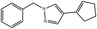 1-Benzyl-4-(cyclopent-1-en-1-yl)-1H-pyrazole Structure