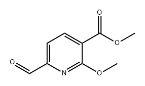 3-Pyridinecarboxylic acid, 6-formyl-2-methoxy-, methyl ester|6-甲酰基-2-甲氧基烟酸甲酯