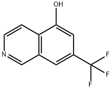 5-Isoquinolinol, 7-(trifluoromethyl)- Structure