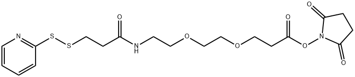 SPDP-PEG2-NHS ester Structure