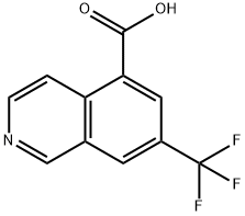 7-(三氟甲基)异喹啉-5-羧酸, 2517900-98-8, 结构式