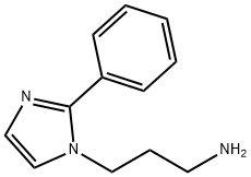 1H-Imidazole-1-propanamine, 2-phenyl- Structure