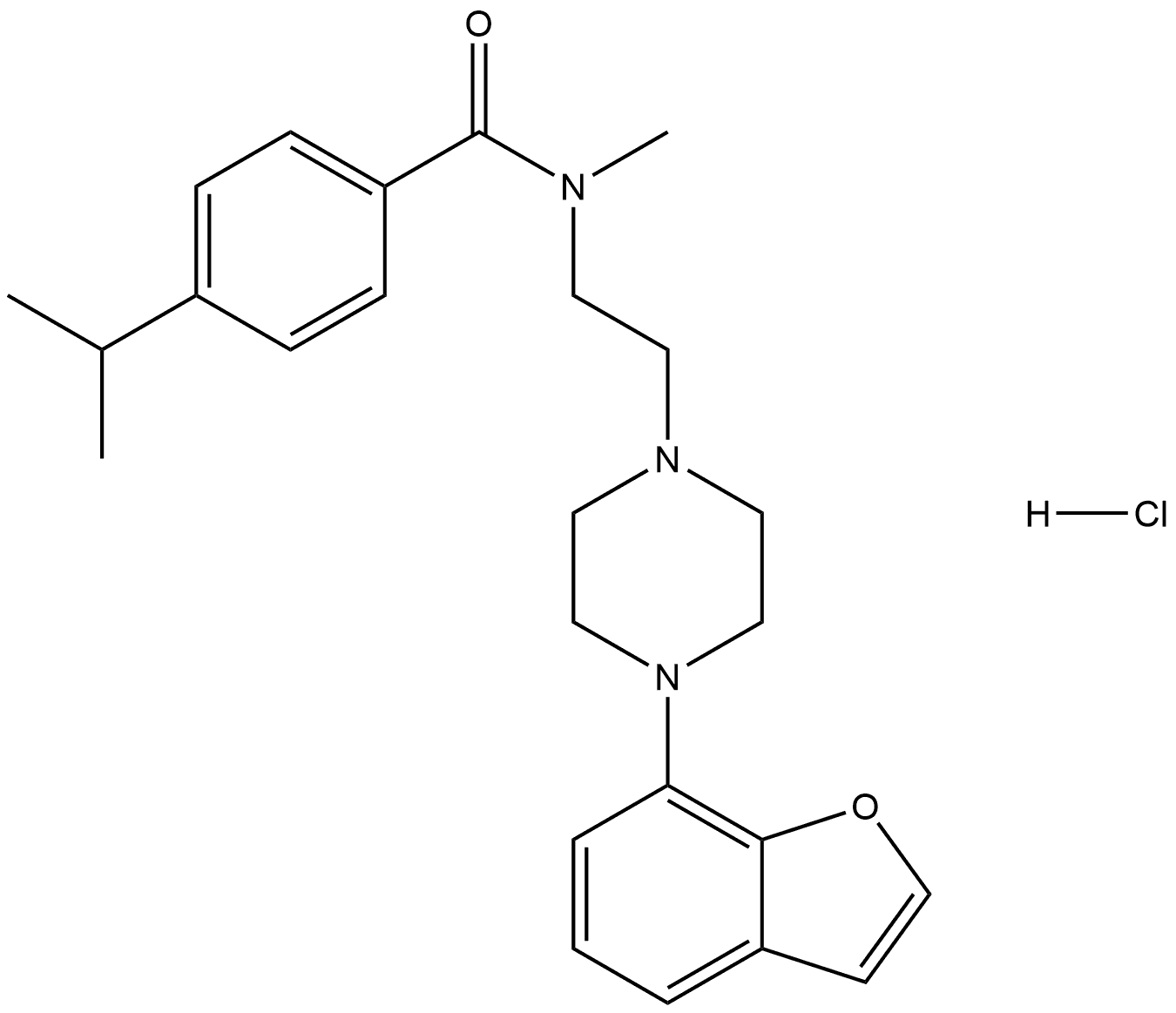 化合物 BEFIPERIDE HCL, 2518226-56-5, 结构式