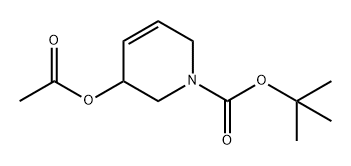 1(2H)-Pyridinecarboxylic acid, 3-(acetyloxy)-3,6-dihydro-, 1,1-dimethylethyl ester,251948-90-0,结构式