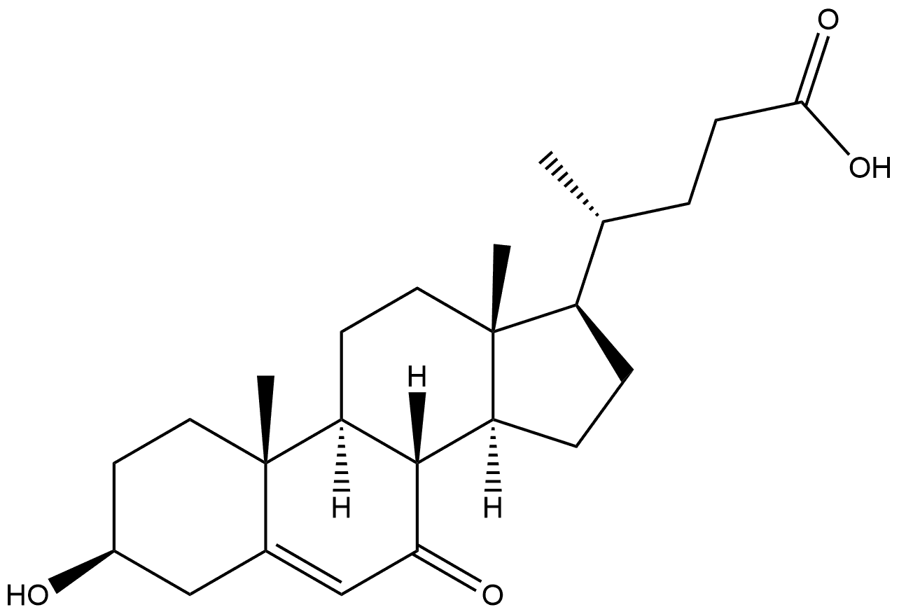 3β-OH-7-Oxocholenic Acid Structure