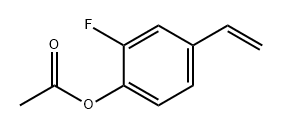 Phenol, 4-ethenyl-2-fluoro-, 1-acetate|