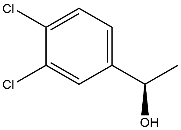 (1R)-1-(3,4-dichlorophenyl)ethan-1-ol Struktur