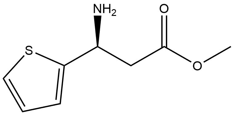 METHYL (3S)-3-AMINO-3-(THIOPHEN-2-YL)PROPANOATE Structure