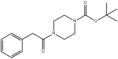 1-Piperazinecarboxylic acid, 4-(2-phenylacetyl)-, 1,1-dimethylethyl ester