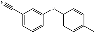 Benzonitrile, 3-(4-methylphenoxy)- Struktur