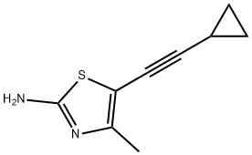 2537665-26-0 5-(2-环丙基乙炔基)-4-甲基-2-噻唑胺