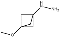 (3-Methoxybicyclo[1.1.1]pent-1-yl)hydrazine 结构式