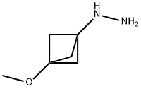 (3-Methoxybicyclo[1.1.1]pent-1-yl)hydrazine,2538602-36-5,结构式