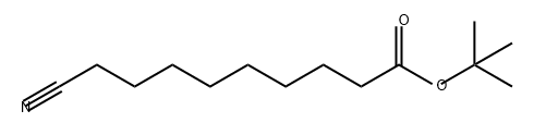 Nonanoic acid, 9-cyano-, 1,1-dimethylethyl ester Structure