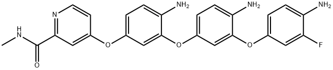 4-(4-amino-3-(4-amino-3-(4-amino-3-fluorophenoxy)phenoxy)phenoxy)-N-methylpicolinamide|瑞戈非尼杂质09