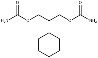 1,3-Propanediol, 2-cyclohexyl-, dicarbamate (8CI) Struktur