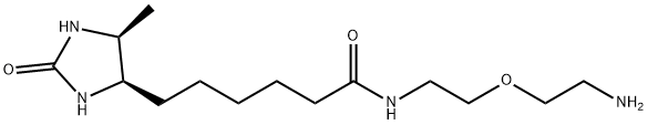 Desthiobiotin-PEG1-Amine 化学構造式