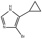 1H-Imidazole, 5-bromo-4-cyclopropyl- Structure